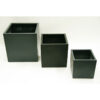 george cube fiberglass planter